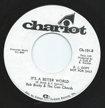 Bob Brady & The Con Chords : More, More, More Of Your Love (7", Single, Promo)