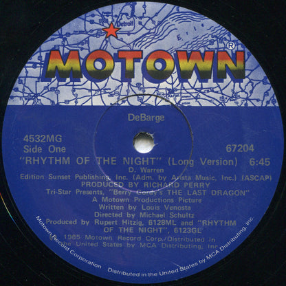 DeBarge : Rhythm Of The Night (12", Single)