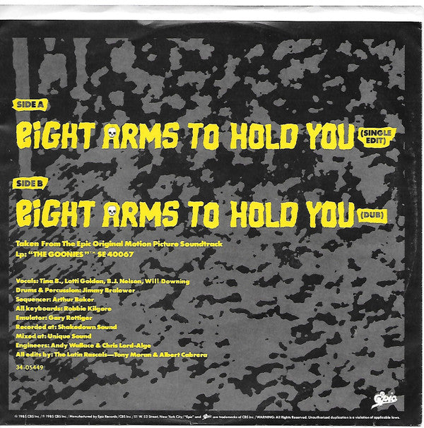 Goon Squad : Eight Arms To Hold You (7", Styrene)