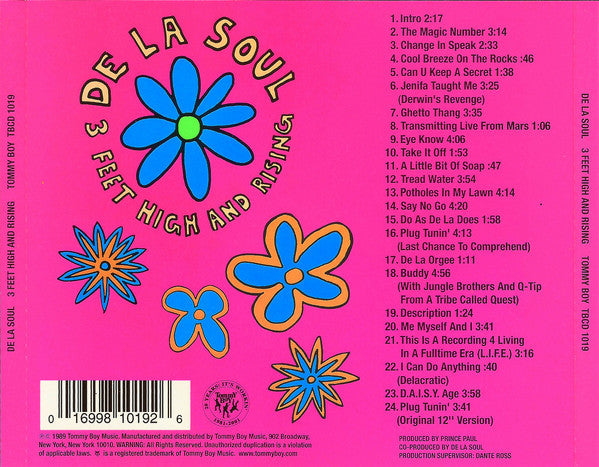 De La Soul : 3 Feet High And Rising (CD, Album, RE, RM + CD, Ltd, RM)