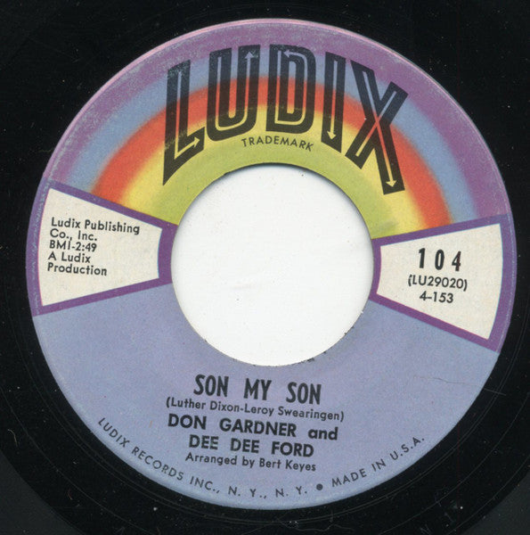 Don Gardner And Dee Dee Ford : Son My Son / You Upset My Soul (7")