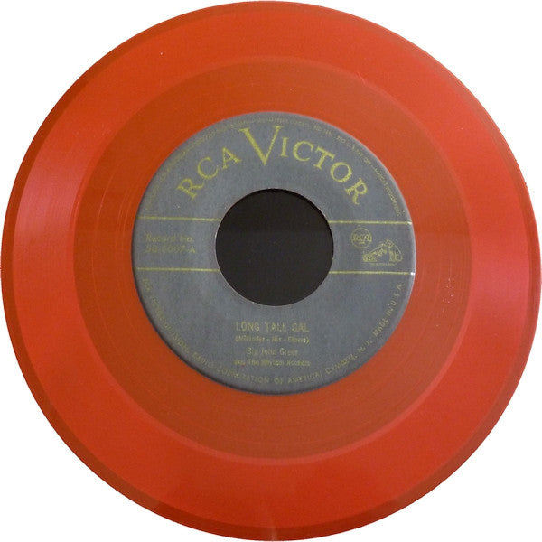 John Greer & His Rhythm Rockers : Long Tall Gal (7", Single, Red)