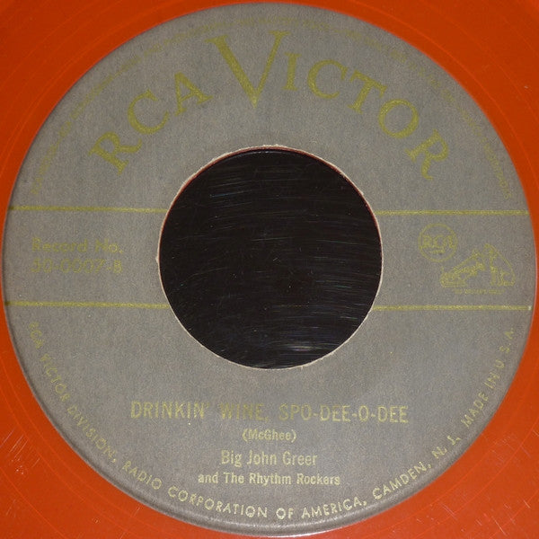 John Greer & His Rhythm Rockers : Long Tall Gal (7", Single, Red)