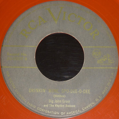 John Greer & His Rhythm Rockers : Long Tall Gal (7", Single, Red)