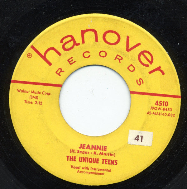 The Unique Teens : At The Ball / Jeannie (7", Single, RCA)