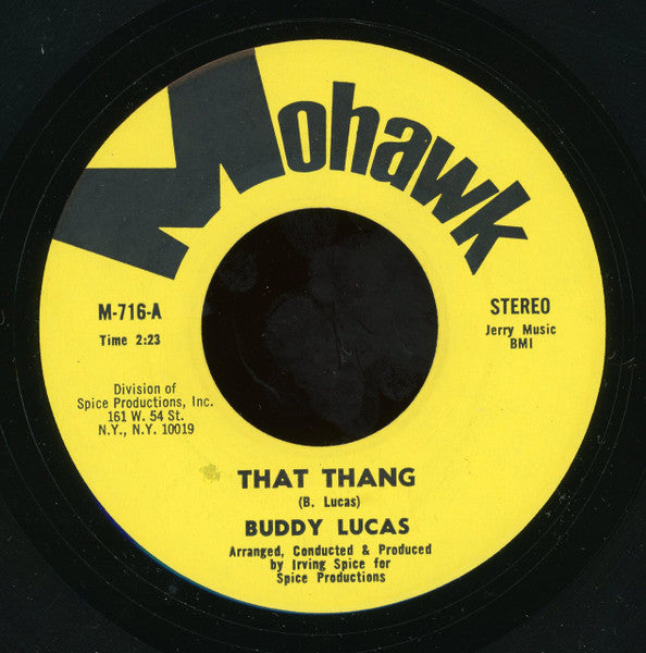Buddy Lucas : That Thang / I'm Sailing (7")