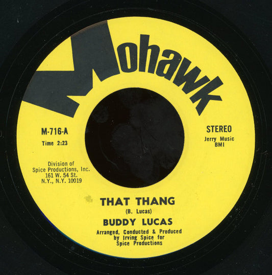 Buddy Lucas : That Thang / I'm Sailing (7")