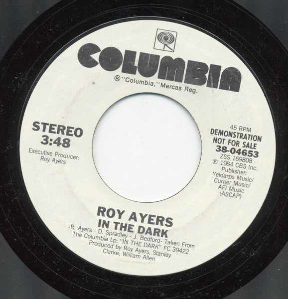 Roy Ayers : In The Dark (7", Promo)