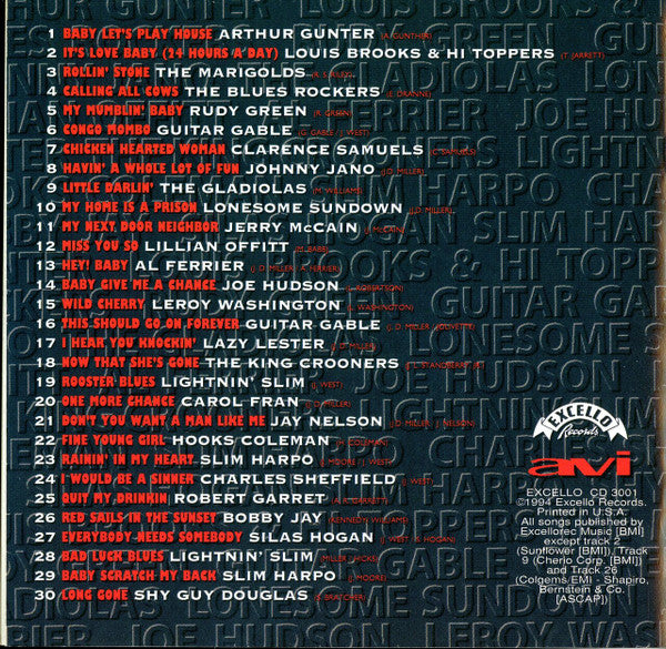Various : The Best Of Excello Records (CD, Comp)