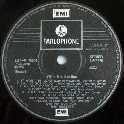 The Beatles : With The Beatles (LP, Album, RE, RP)