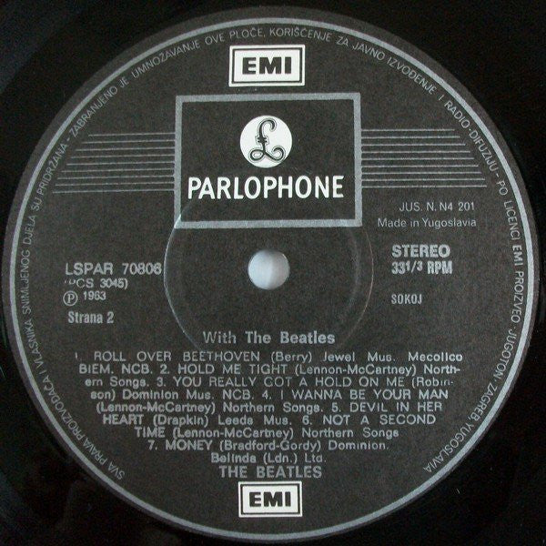 The Beatles : With The Beatles (LP, Album, RE, RP)