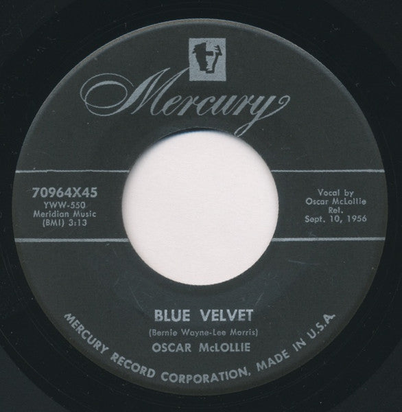 Oscar McLollie : The Penalty / Blue Velvet (7")