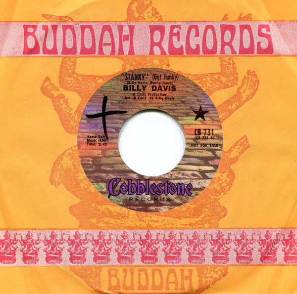 Billy Davis (9) : Stanky (Get Funky) (7", Promo, Styrene)