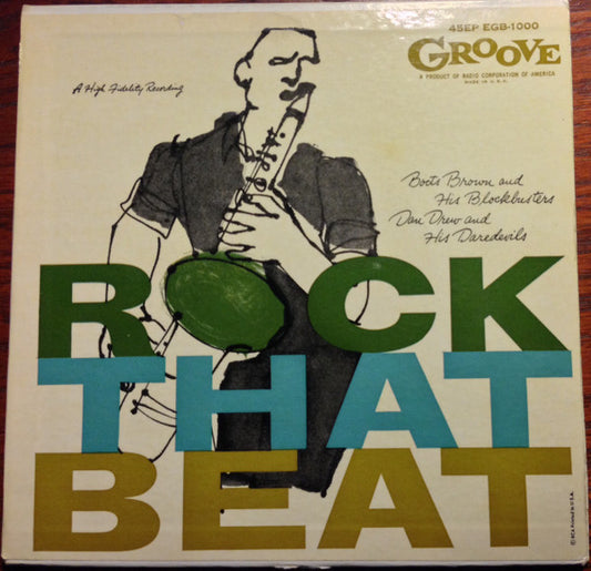 Boots Brown And His Blockbusters, Dan Drew And His Daredevils : Rock That Beat (2x7", EP)