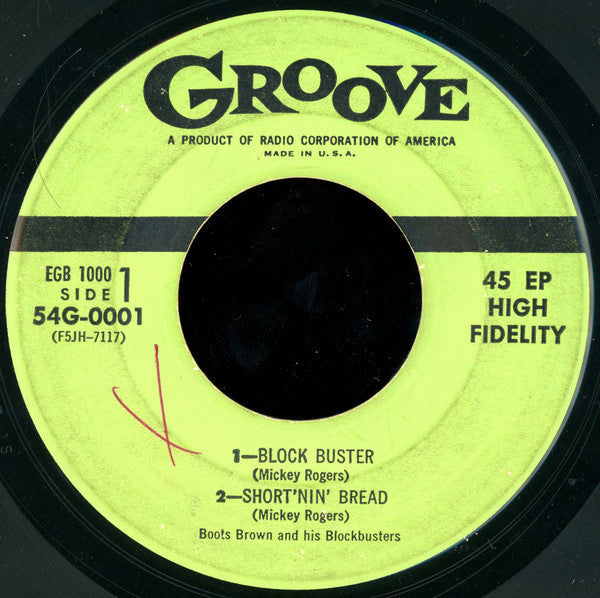 Boots Brown And His Blockbusters, Dan Drew And His Daredevils : Rock That Beat (2x7", EP)
