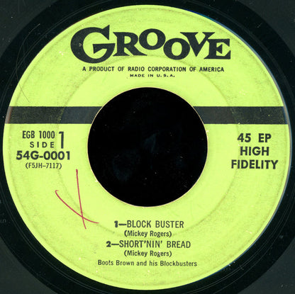Boots Brown And His Blockbusters, Dan Drew And His Daredevils : Rock That Beat (2x7", EP)