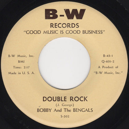 Bobby And The Bengals : Double Rock / No Parking! (7", Single)