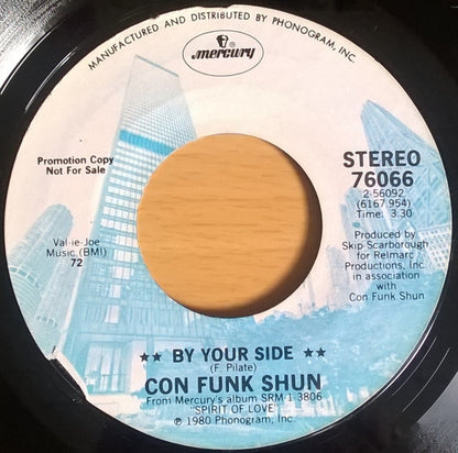 Con Funk Shun : By Your Side (7", Mono, Promo, Styrene, 72 )