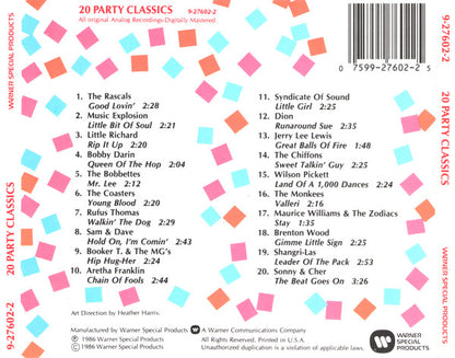 Various : 20 Party Classics (CD, Comp, JVC)