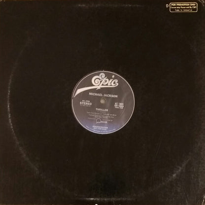 Michael Jackson : Thriller (12", Promo)