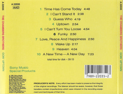 The Chambers Brothers : Goin' Uptown (CD, Comp)