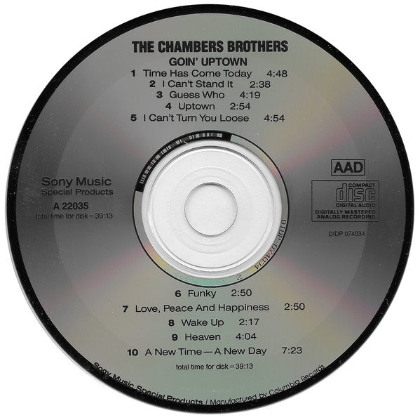 The Chambers Brothers : Goin' Uptown (CD, Comp)