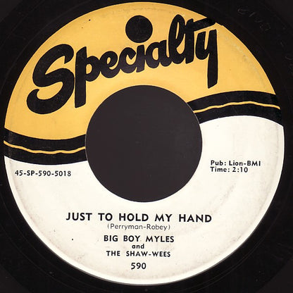 Edgar "Big Boy" Myles And The Sha-Weez : Hickory Dickory Dock / Just To Hold My Hand (7")