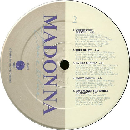 Madonna : True Blue (LP, Album, Spe)