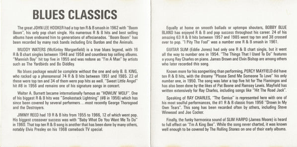 Various : Blues Classics (CD, Comp)