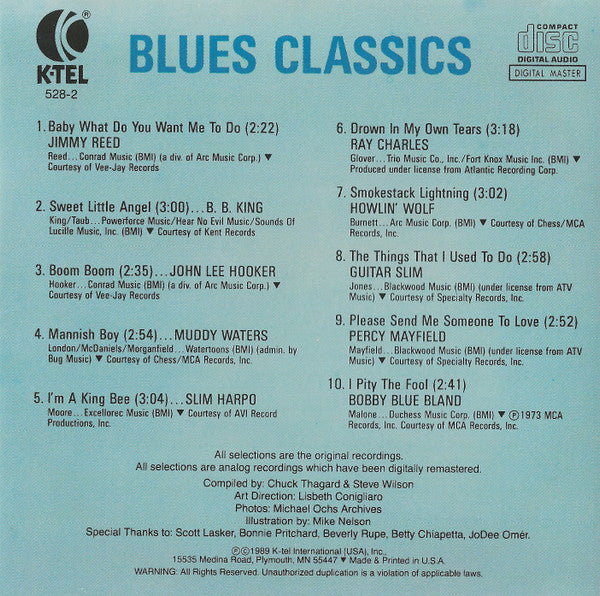 Various : Blues Classics (CD, Comp)