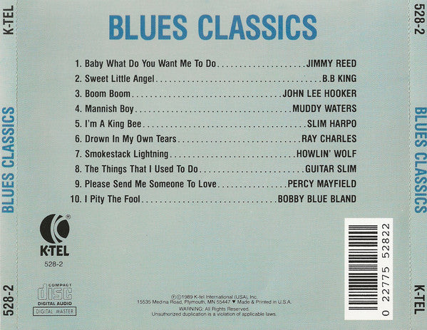 Various : Blues Classics (CD, Comp)