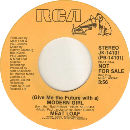 Meat Loaf : (Give Me The Future With A) Modern Girl (7", Promo, Ste)