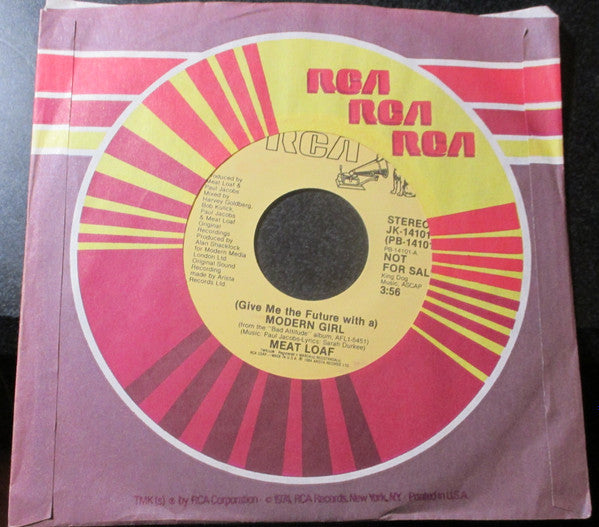 Meat Loaf : (Give Me The Future With A) Modern Girl (7", Promo, Ste)