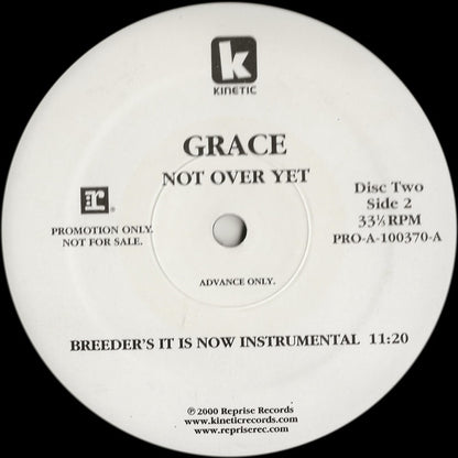 Grace : Not Over Yet (2x12", Promo)