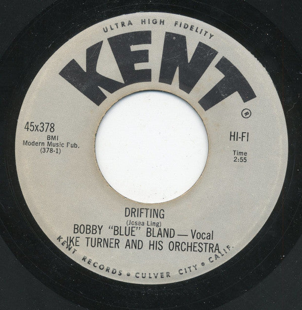 Bobby Bland, Ike Turner & His Orchestra : Drifting / Love You Baby (7", Single)