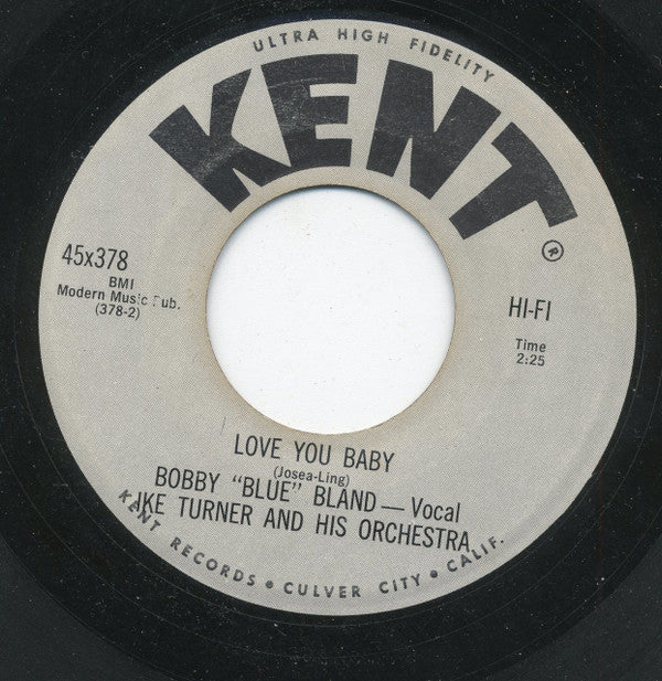 Bobby Bland, Ike Turner & His Orchestra : Drifting / Love You Baby (7", Single)