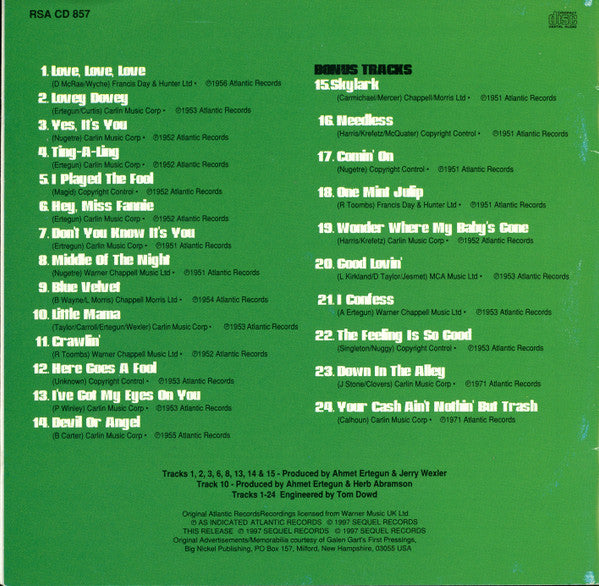 The Clovers : The Clovers (CD, Album)