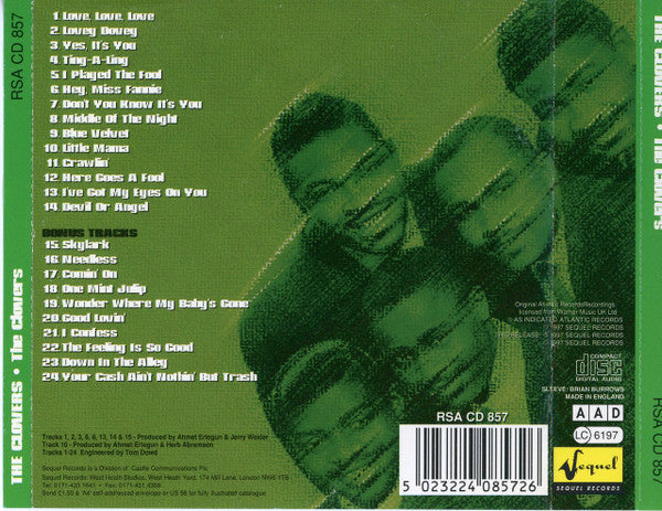 The Clovers : The Clovers (CD, Album)