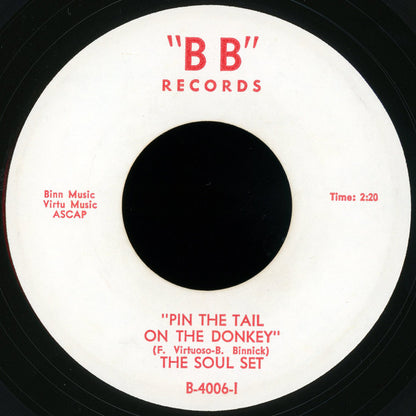 The Soul Set (2) : Pin The Tail On The Donkey / He Don't Love You (And He'll Break Your Heart) (7")