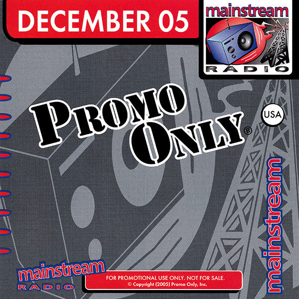 Various : Promo Only Mainstream Radio: December 05 (CD, Comp, Promo)