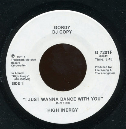 High Inergy : I Just Wanna Dance With You (7", Promo)