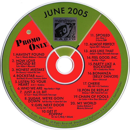 Various : Promo Only Mainstream Radio: June 05 (CD, Comp, Promo)