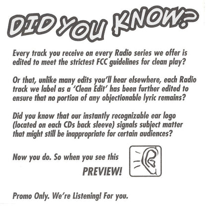 Various : Promo Only Mainstream Radio: September 05 (CD, Comp, Promo)