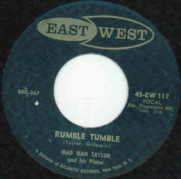 Mad Man Taylor : Rumble Tumble (7", Single)