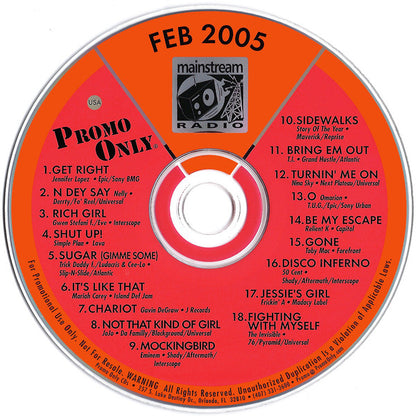 Various : Promo Only Mainstream Radio: February 05 (CD, Comp, Promo)