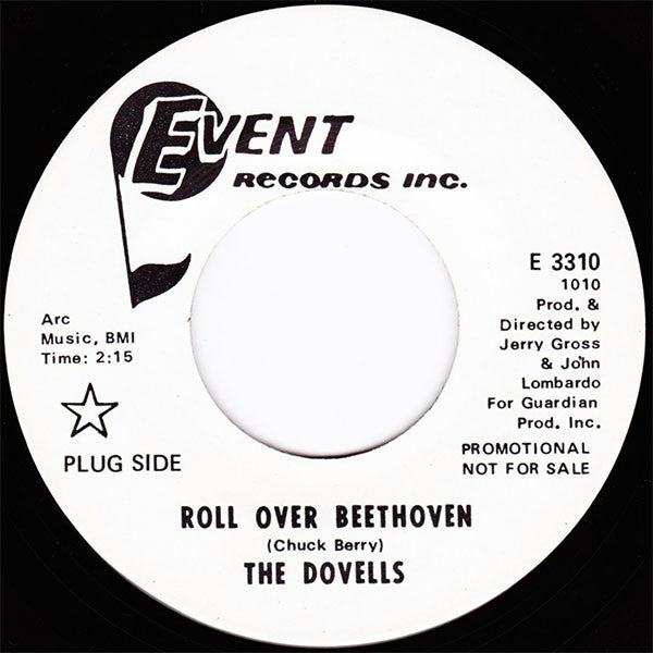 The Dovells : Roll Over Beethoven (7", Single, Promo)