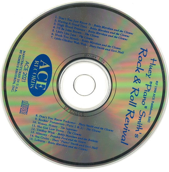 Huey "Piano" Smith : Huey "Piano" Smith's Rock & Roll Revival! (CD, Comp)