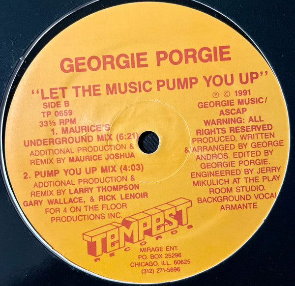Georgie Porgie : Let The Music Pump You Up (12")