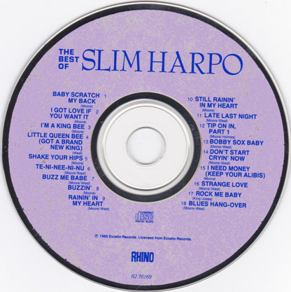 Slim Harpo : The Best Of Slim Harpo (CD, Comp, RM)