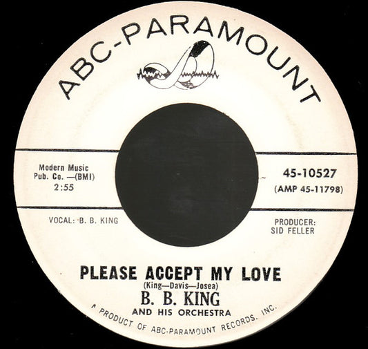 B.B. King Orchestra : How Blue Can You Get / Please Accept My Love (7", Single)